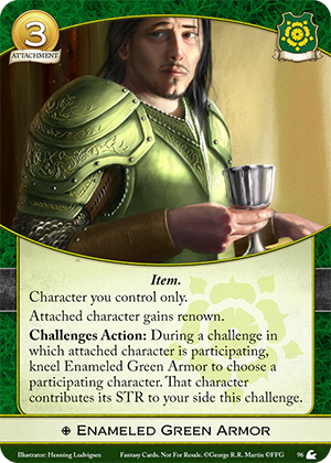Enameled Green Armor