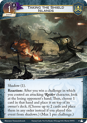 Taking the Shield Islands
