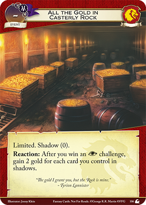All the Gold in Casterly Rock