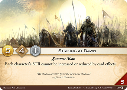 Striking at Dawn