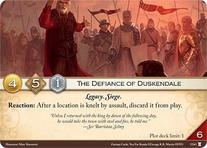 The Defiance of Duskendale