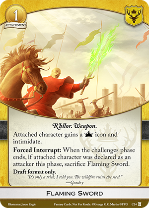 Flaming Sword