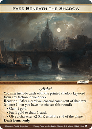 Pass Beneath the Shadow