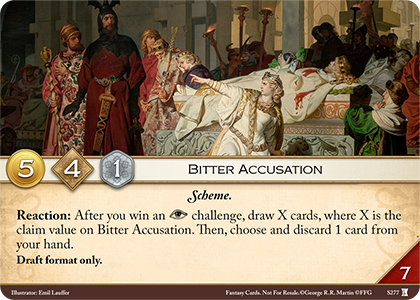 Bitter Accusation