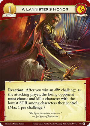 A Lannister's Honor